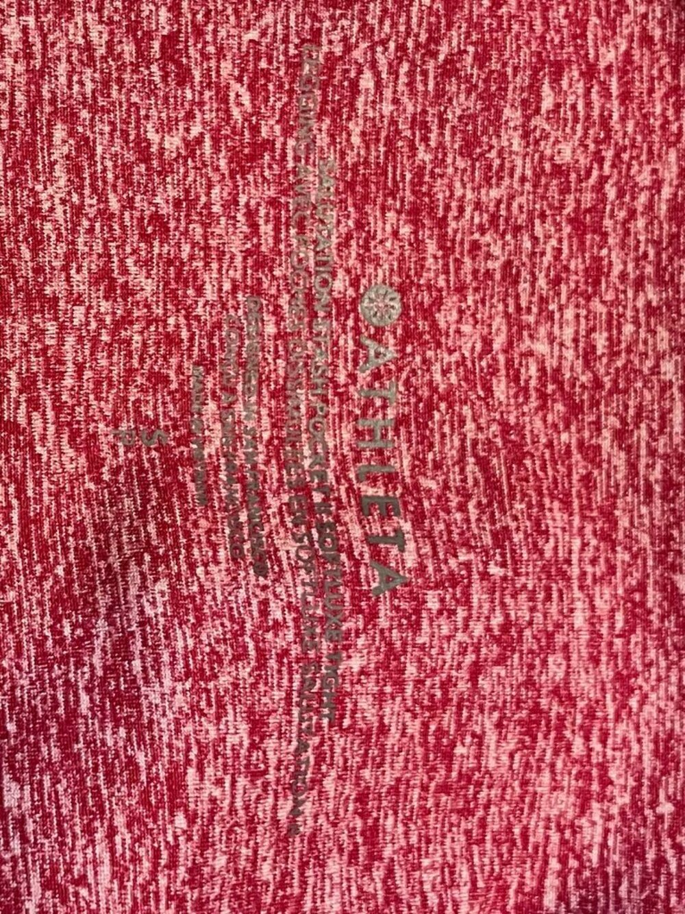 Athleta Salutation Stash Pocket II Leggings Heather Red High Rise - Size Small - Picture 7 of 12